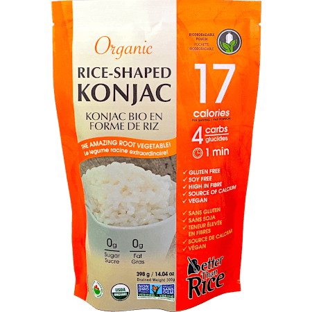 Organic Rice-Shaped Konjac
